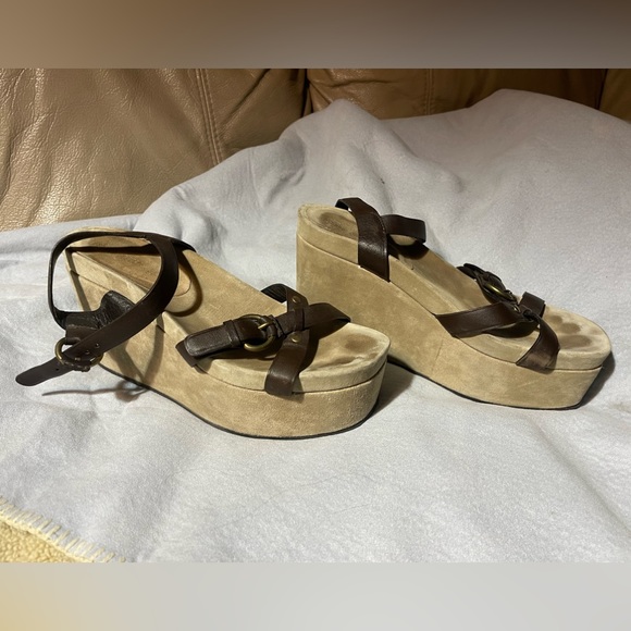 Miu Miu platforms sandals size 8.5 EUC - Picture 2 of 8